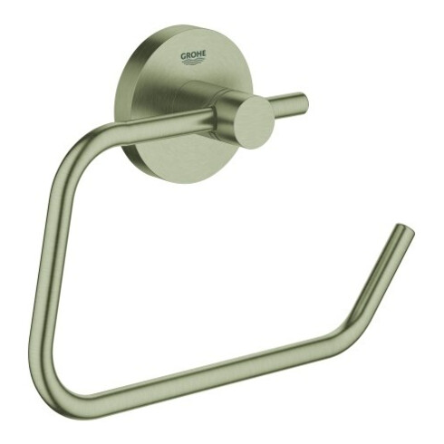 Grohe WC-Papierhalter Essentials o. D., verd. Befestig., nickel gebürstet