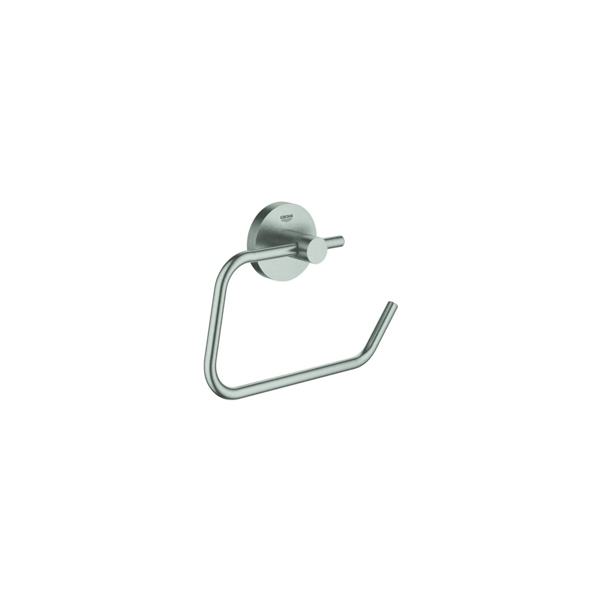 Grohe WC-Papierhalter Essentials o. D., verdeckte Befestigung, supersteel