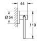 Grohe WC-Papierhalter ESSENTIALS ohne Deckel chrom-4