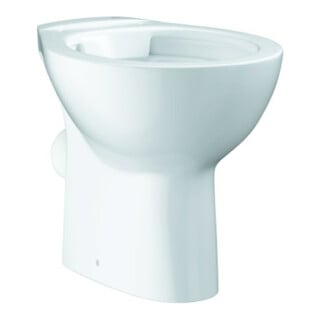 Grohe WC sur pied, céramique à chasse profonde, bord fermé, sortie horizontale, blanc alpin