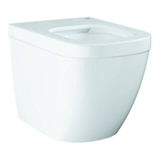 Grohe WC sur pied, céramique Euro alpin blanc, sans rebord, sortie horizontale