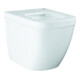 Grohe WC sur pied, céramique Euro alpin blanc, sans rebord, sortie horizontale-1