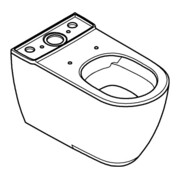 Grohe WC sur pied Essence céramique sans rebord de chasse, sortie universelle, blanc alpin-3