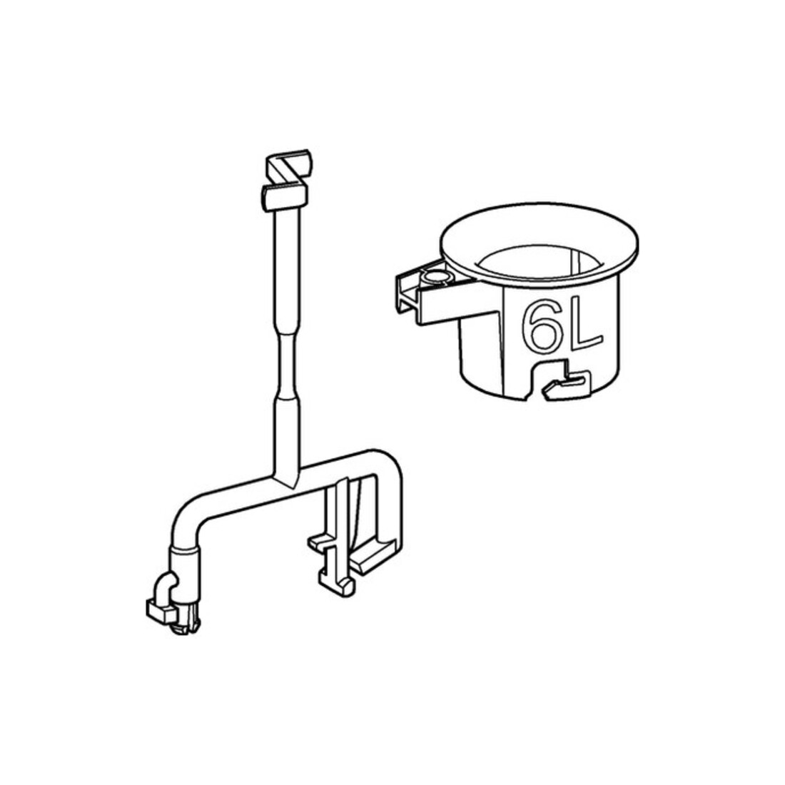 Grohe Zugstange 43306 für Servomotor in Spülkasten GD2
