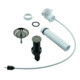 Grohe Zugstangen-Ablaufgarnitur 40986 Push-Exzenter f. Spülen hard graph. geb.-1