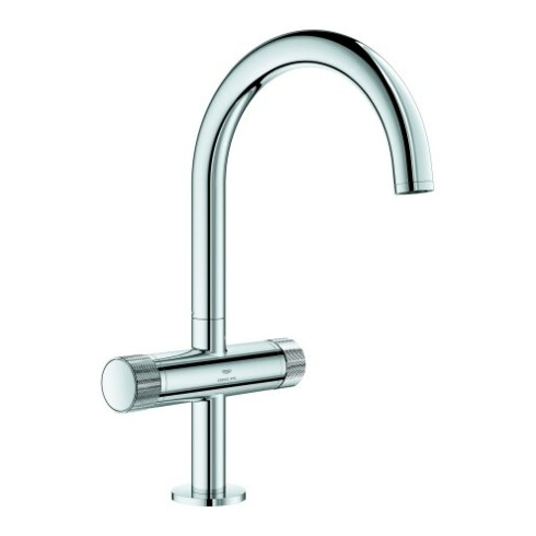Grohe Zweigriff-Waschtisch-Einlochbatterie Atrio Priv. Coll. 1/2", L-Size, chrom
