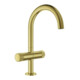 Grohe Zweigriff-Waschtisch-Einlochbatterie Atrio Priv. Coll. 1/2", L-Size, cool sunrise gebürstet-1