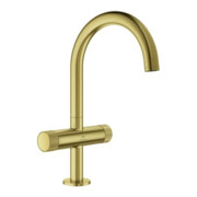 Grohe Zweigriff-Waschtisch-Einlochbatterie Atrio Priv. Coll. 1/2", L-Size, cool sunrise gebürstet