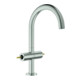 Grohe Zweigriff-Waschtisch-Einlochbatterie Atrio Priv. Coll. 1/2", L-Size, supersteel-1