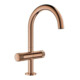 Grohe Zweigriff-Waschtisch-Einlochbatterie Atrio Priv. Coll. 1/2", L-Size, warm sunset-1
