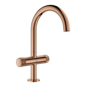 Grohe Zweigriff-Waschtisch-Einlochbatterie Atrio Priv. Coll. 1/2", L-Size, warm sunset