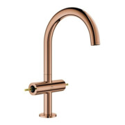 Grohe Zweigriff-Waschtisch-Einlochbatterie Atrio Priv. Coll. 1/2", L-Size, warm sunset