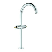 Grohe Zweigriff-Waschtisch-Einlochbatterie Atrio Priv. Coll. 1/2", XL-Size, chrom