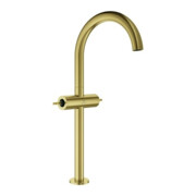 Grohe Zweigriff-Waschtisch-Einlochbatterie Atrio Priv. Coll. 1/2", XL-Size, cool sunrise gebürstet