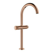 Grohe Zweigriff-Waschtisch-Einlochbatterie Atrio Priv. Coll. 1/2", XL-Size, warm sunset