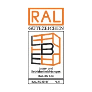 Großfach-Steckregal H2000xB1700xT500mm Anbauregalrzsilber 4Stahlböden