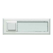 Grothe Bouton d'appel AP simple 32x90x18mm, blanc, éclairé ETA 2132A-1