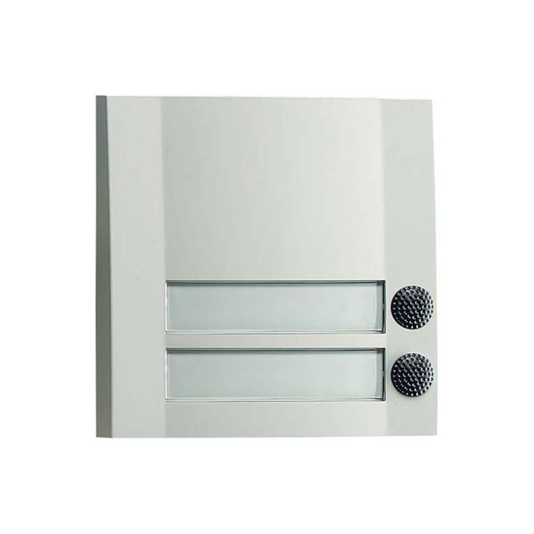Grothe Bouton d'appel double 90x90x18,5mm, blanc/noir DOMOLUX DUO