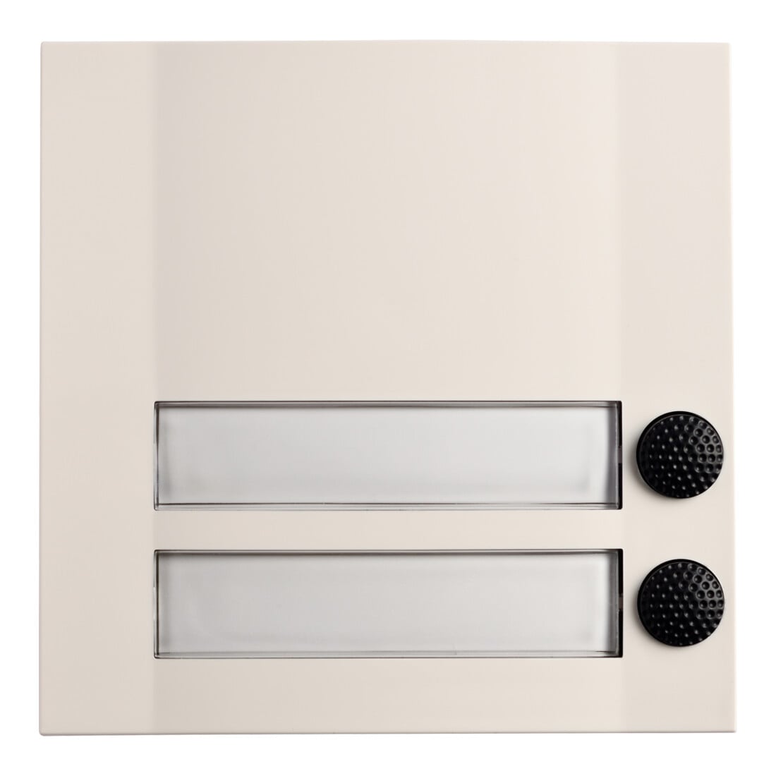 Grothe Bouton d'appel double 90x90x18,5mm, blanc/noir DOMOLUX DUO