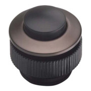 Grothe Bouton d'appel rond 11,5 mm bouton noir, manchon alu PROTACT 420 AL-KS-1