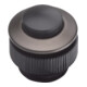 Grothe Bouton d'appel rond 11,5 mm bouton noir, manchon alu PROTACT 420 AL-KS