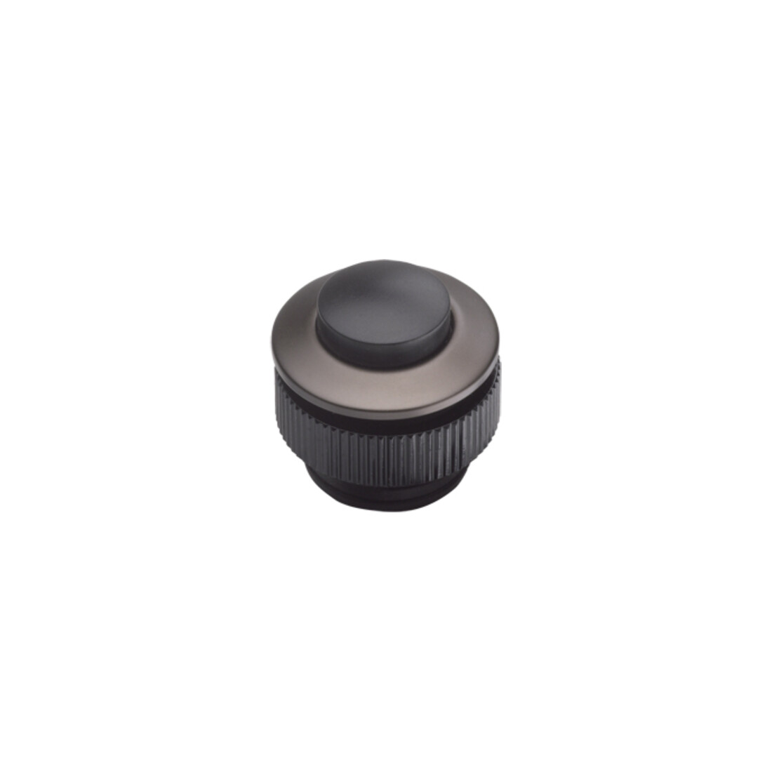 Grothe Bouton d'appel rond 11,5 mm bouton noir, manchon alu PROTACT 420 AL-KS