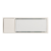 Grothe Bouton de sonnette AP 32x90x18,5mm, blanc MONTILUX 2154-3