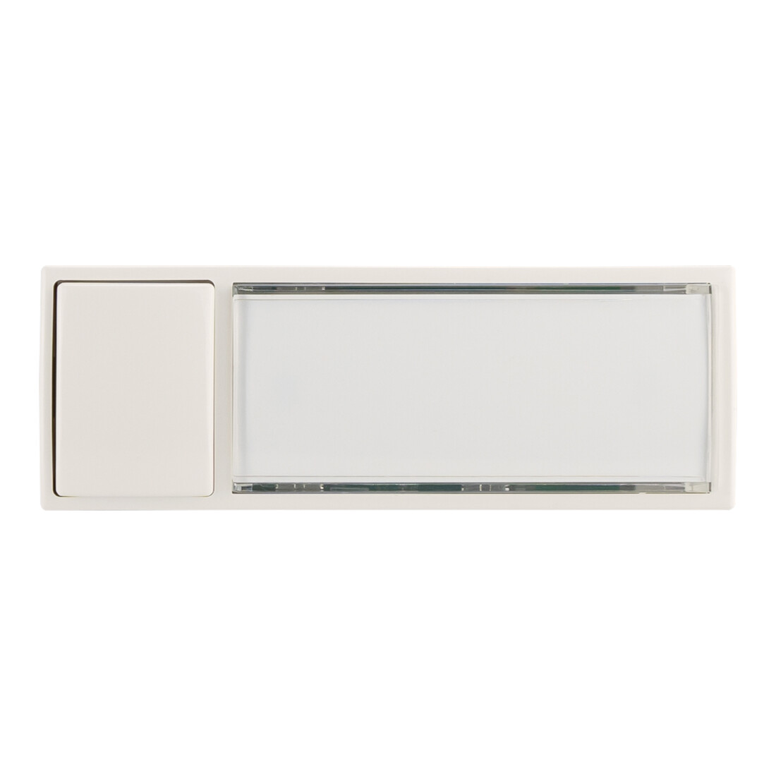 Grothe Bouton de sonnette AP 32x90x18,5mm, blanc MONTILUX 2154