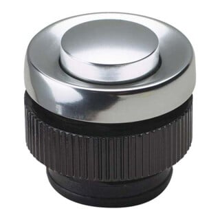 Grothe Bouton de sonnette rond 11,5 mm bouton alu, manchon alu PROTACT 210 AL