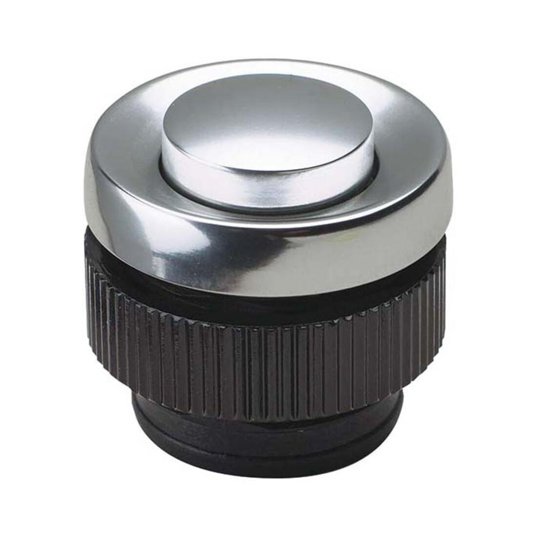 Grothe Bouton de sonnette rond 11,5 mm bouton alu, manchon alu PROTACT 210 AL