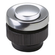 Grothe Bouton de sonnette rond 11,5 mm bouton alu, manchon alu PROTACT 210 AL-3
