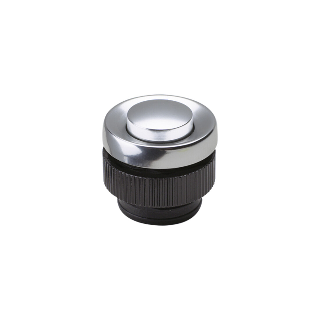 Grothe Bouton de sonnette rond 11,5 mm bouton alu, manchon alu PROTACT 210 AL