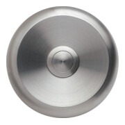 Grothe Bouton de sonnette rond 80 mm, acier inoxydable ETA S 100-3