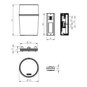 Grothe Carillon sans fil Bluetooth RW env. 500m, 868,35 MHz CALIMA 800-4