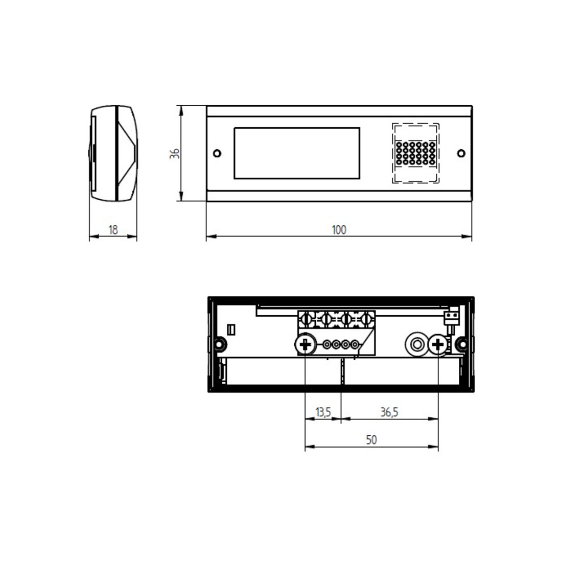 Grothe Émetteur sans fil ws avec 2 piles 1,5 V MISTRAL SE 03.1