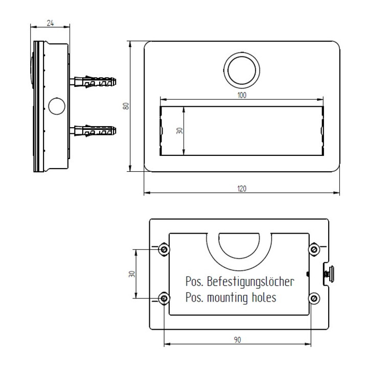 Grothe Etagenplatte 1 WE ETA 640 LED