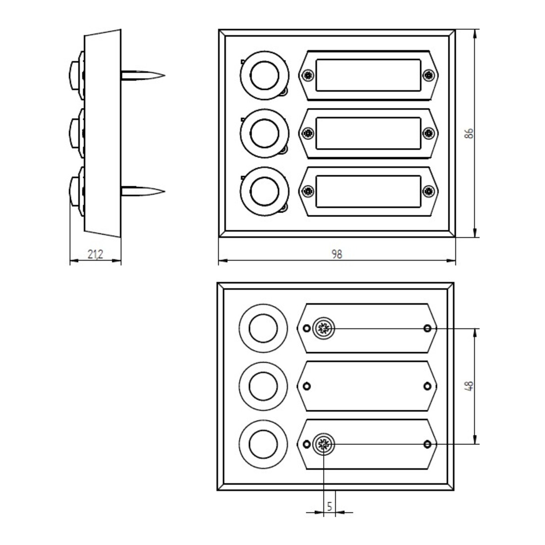 Grothe Etagenplatte ETA 503 GA