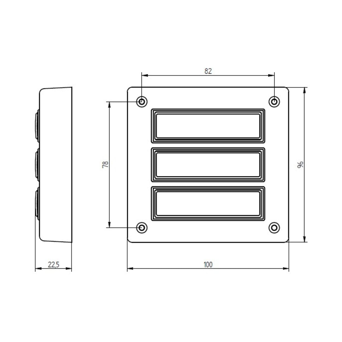 Grothe Etagenplatte ETA 633 WS