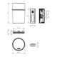 Grothe Funkgong-Set Bluetooth RW ca.500m,868,35MHz CALIMA 800