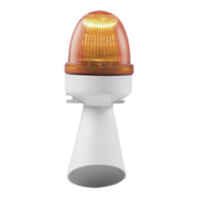 Grothe Klaxon combiné orange HUPE WL 6301 240V AC-3