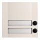 Grothe Klingeltaster 2fach 90x90x18,5mm, ws/sw DOMOLUX DUO