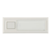 Grothe Klingeltaster AP 1fach 32x90x18mm,ws,bel. ETA 2132A-2