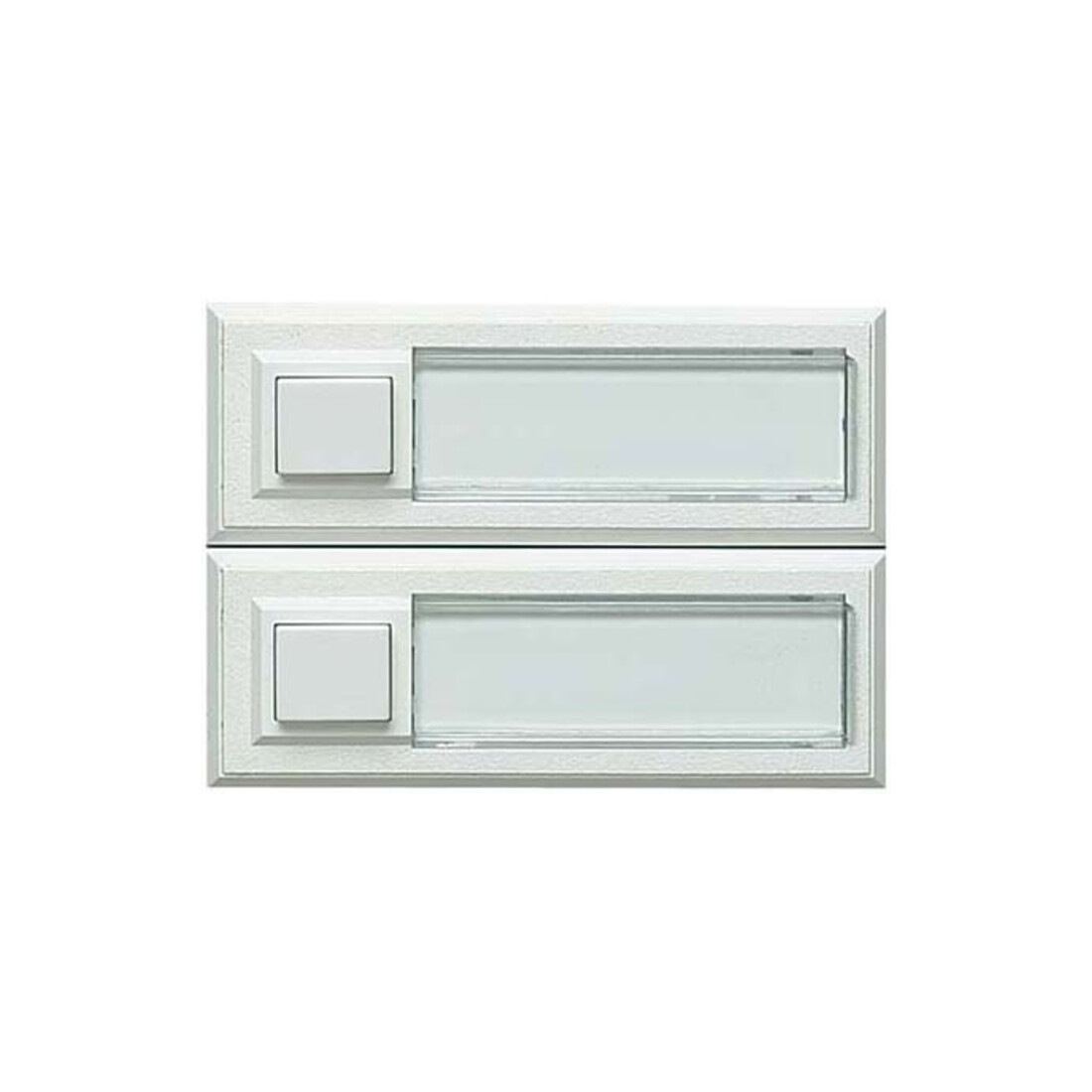 Grothe Klingeltaster AP 1fach 32x90x18mm,ws,bel. ETA 2132A