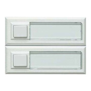 Grothe Klingeltaster AP 1fach 32x90x18mm,ws,bel. ETA 2132A-5