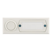 Grothe Klingeltaster AP 1fach 32x90x18mm, ws ETA 2121A-2