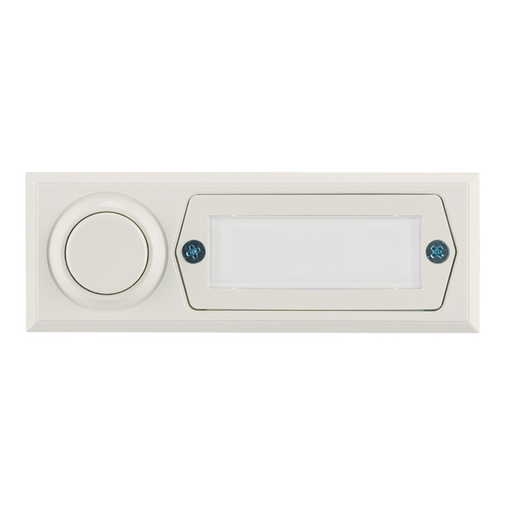 Grothe Klingeltaster AP 1fach 32x90x18mm, ws ETA 2121A