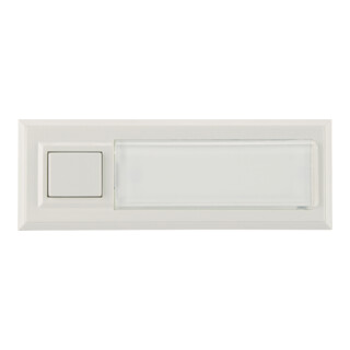 Grothe Klingeltaster AP 1fach 32x90x18mm,ws,o.bel. ETA 2122