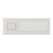 Grothe Klingeltaster AP 1fach 32x90x18mm,ws,o.bel. ETA 2122-1