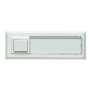Grothe Klingeltaster AP 1fach 32x90x18mm,ws,o.bel. ETA 2122-3