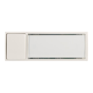 Grothe Klingeltaster AP 32x90x18,5mm, ws MONTILUX 2154